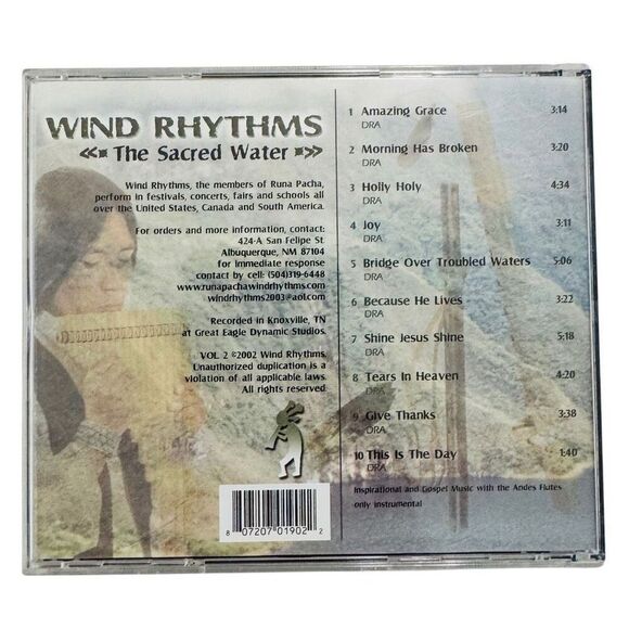 RUNA PACHA - Wind Rhythms The Sacred Water Vol 2 (CD, 2002) - Picture 2 of 5